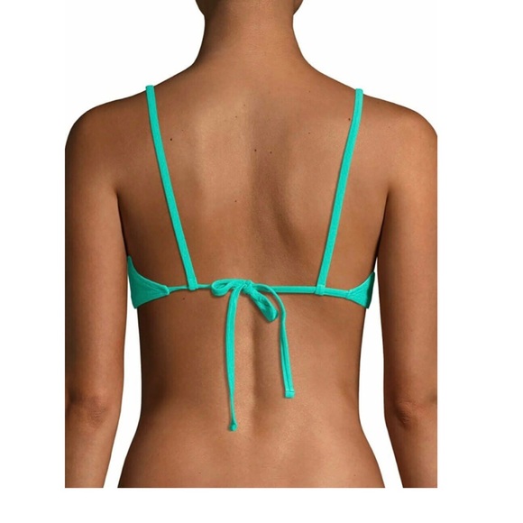 Tiffany’s green bikini top string triangle M 7-9 - Picture 3 of 6